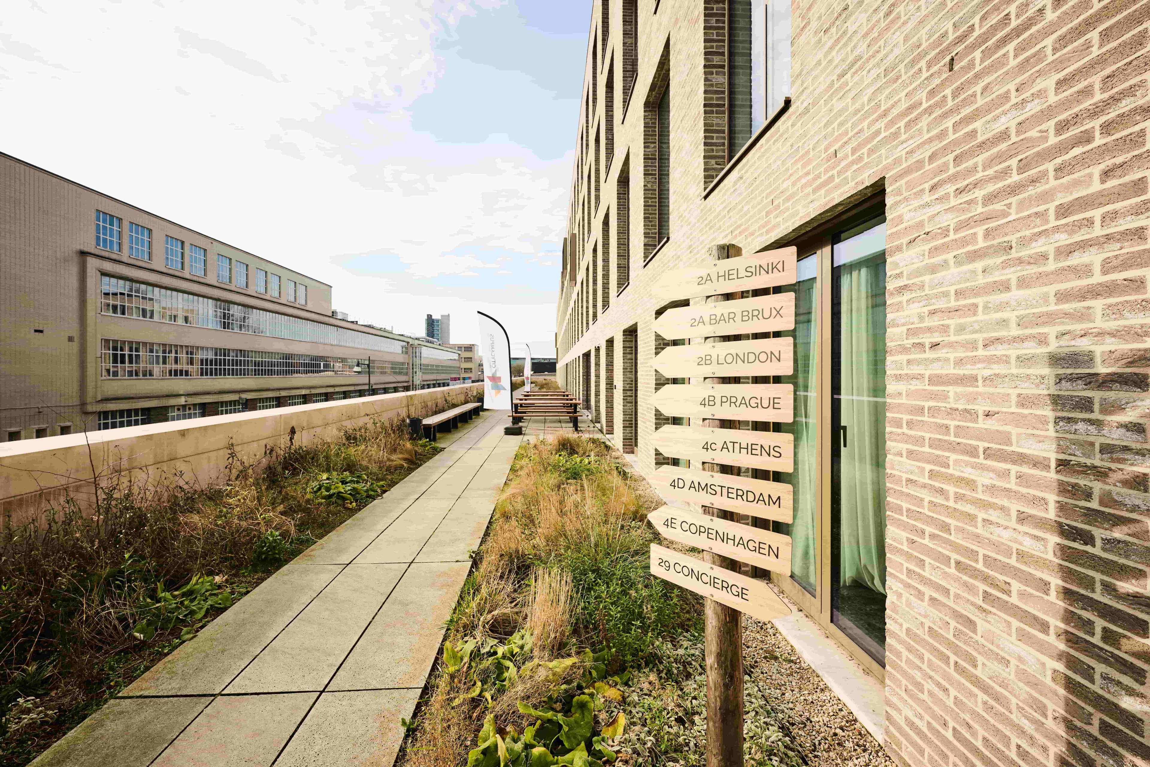 Exterior of the CityCampus residence in Anderlecht